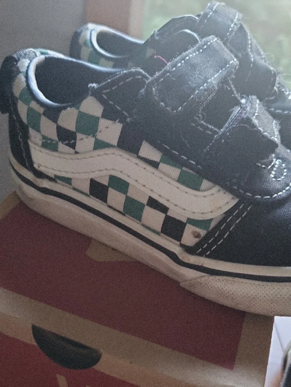 Vans Kids' Black Canvas Slip-On & SPERRT Sneakers - 2 Pair TODDLER BOY 7